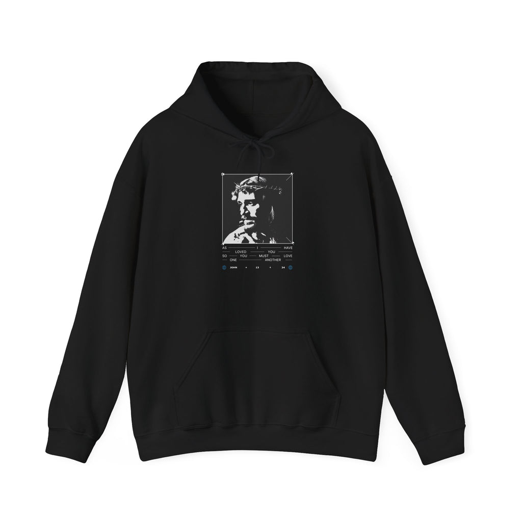 John 13:34 Black Hoodie